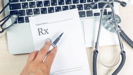 Medicine doctor’s working table